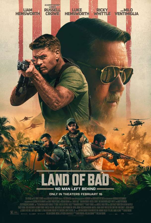 Land of Bad: První trailer pro akční nálož s Crowem a Hemsworthem | Fandíme filmu