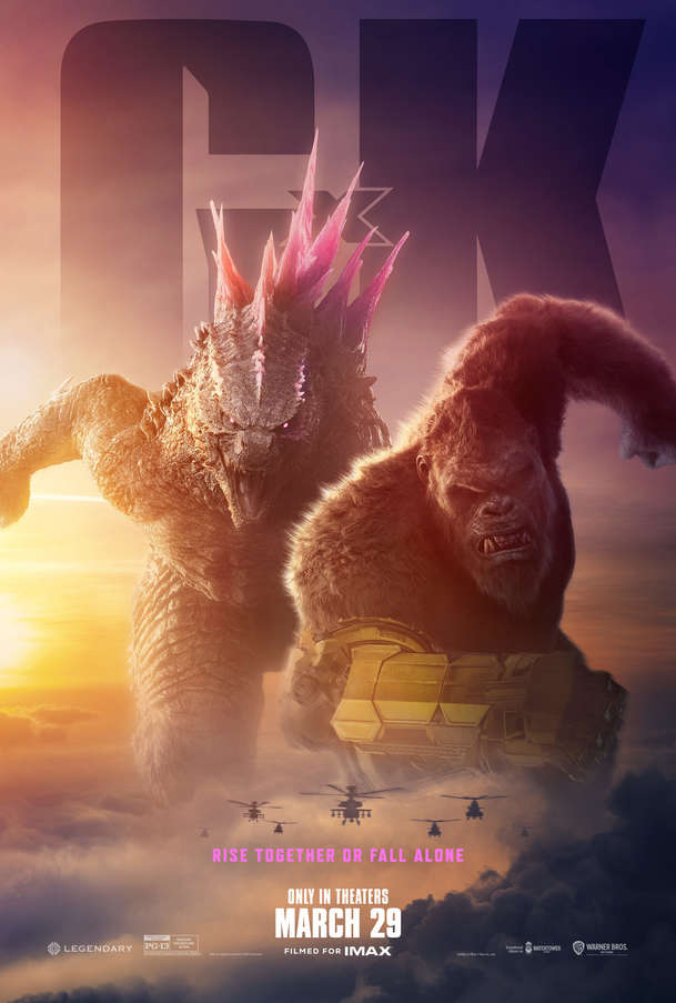 Godzilla x Kong: Nové imperium – Tříminutový trailer přetéká slastnou fantasmagorií | Fandíme filmu