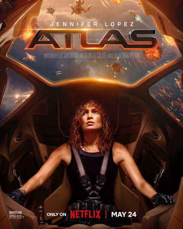 Atlas: J.Lo v novém traileru usedá do bitevního robota | Fandíme filmu