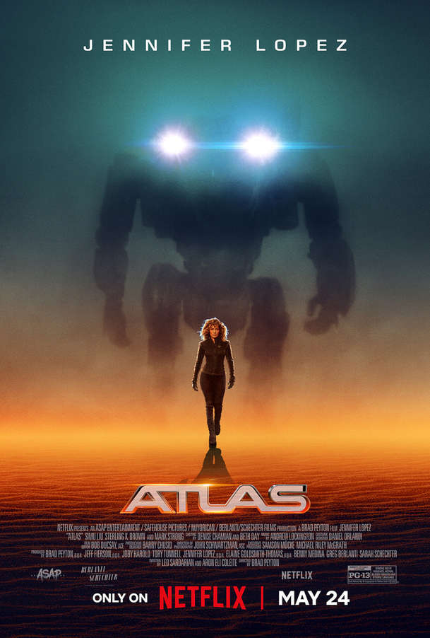 Atlas: J.Lo v novém traileru usedá do bitevního robota | Fandíme filmu