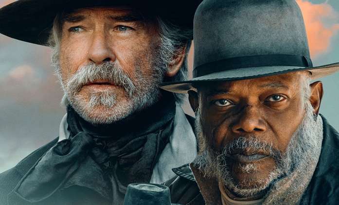 The Unholy Trinity : Pierce Brosnan a Samul L. Jackson v novém westernu - trailer | Fandíme filmu