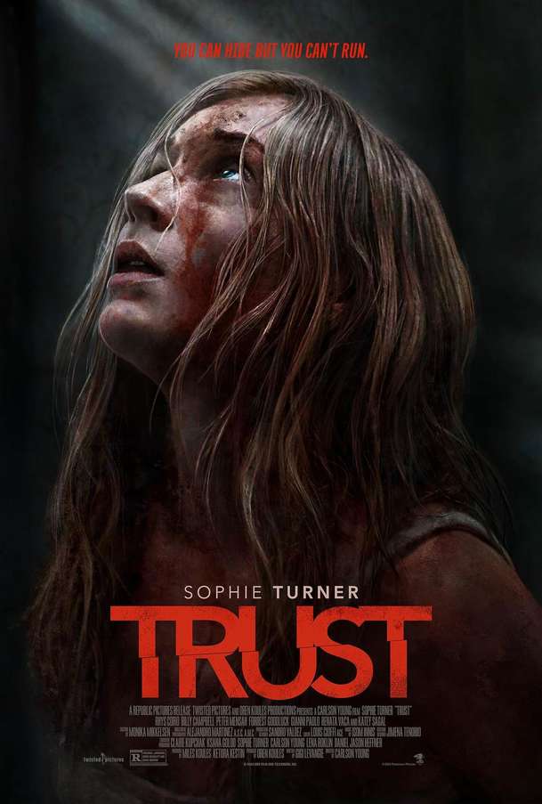 Trust: Sophie Turner v odříznuté chatě čelí útoku násilných výtržníků | Fandíme filmu