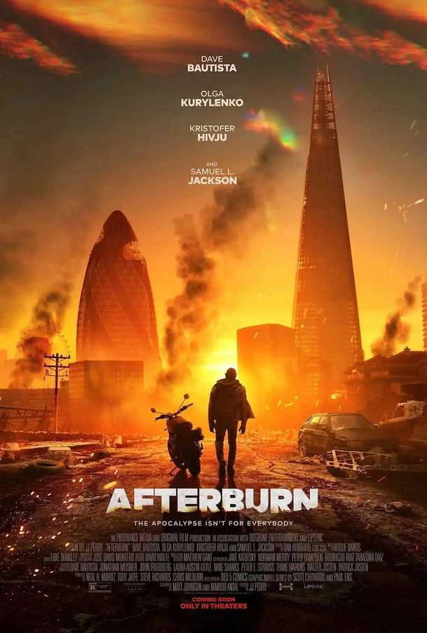 Afterburn: Dave Bautista v traileru akční komedie loví po zničení Země poklady | Fandíme filmu