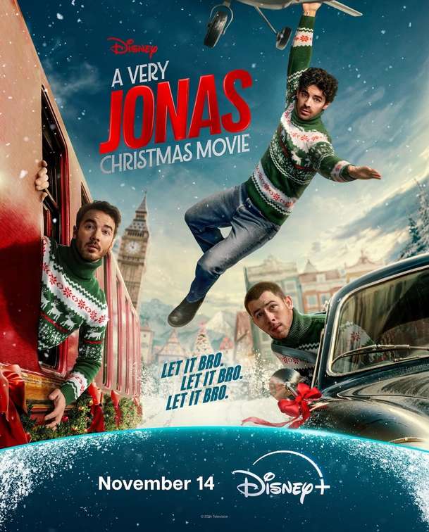 A Very Jonas Christmas Movie: Slavná hudební trojice připravila vánoční Disney film | Fandíme filmu