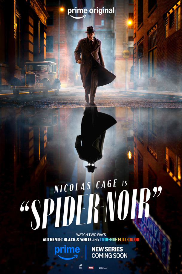 Spider-Noir: Trailery představují Nicolase Cage jako vyšinutého retro Spider-Mana | Fandíme serialům