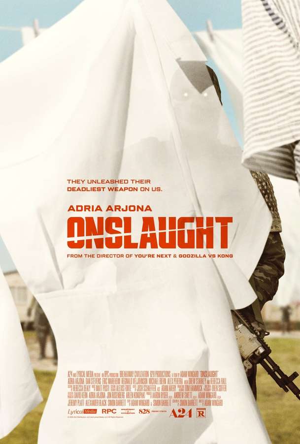 Onslaught: Adria Arjona si v drsném traileru vyšlápla na supervojáky | Fandíme filmu