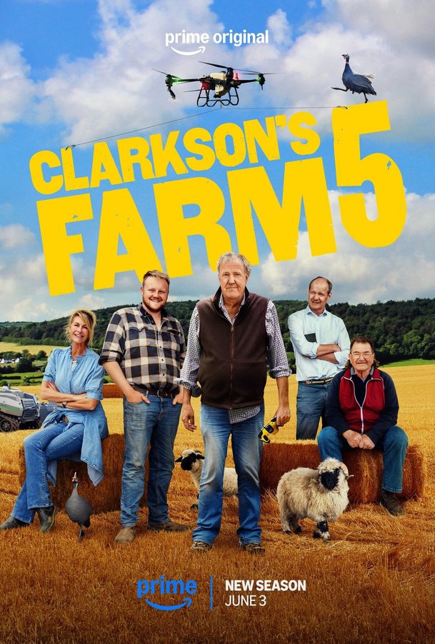 Clarksonova farma: Populární britský moderátor už pátým rokem pečuje o hospodářství | Fandíme serialům
