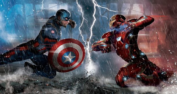 Captain America 3: Znesvářené strany na artworcích | Fandíme filmu