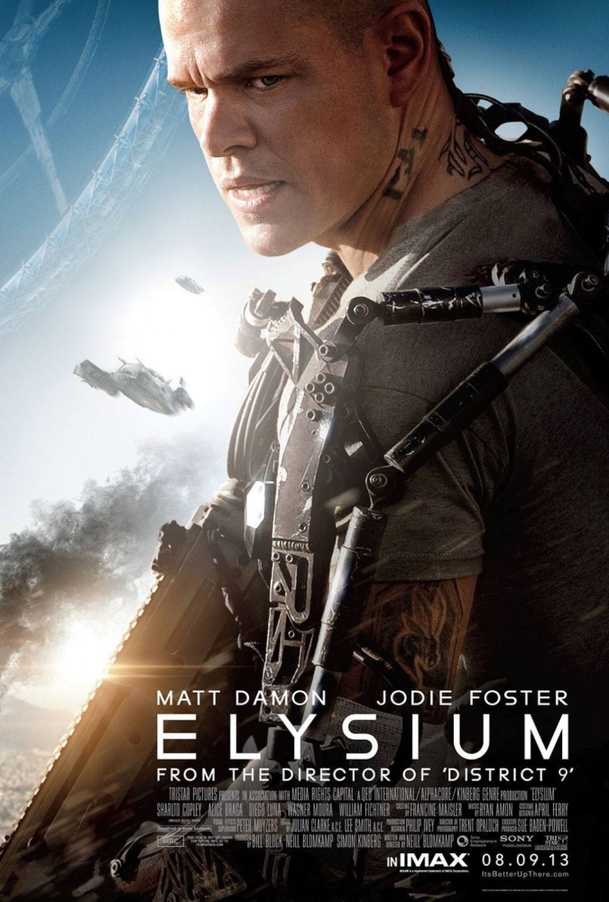 Elysium: Nový plakát a 2 TV spoty | Fandíme filmu