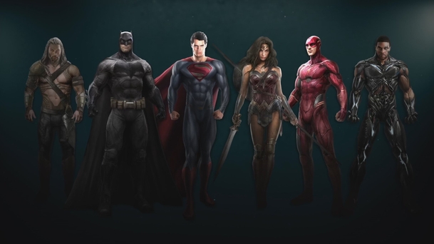 Justice League: Celá liga na společném artworku | Fandíme filmu