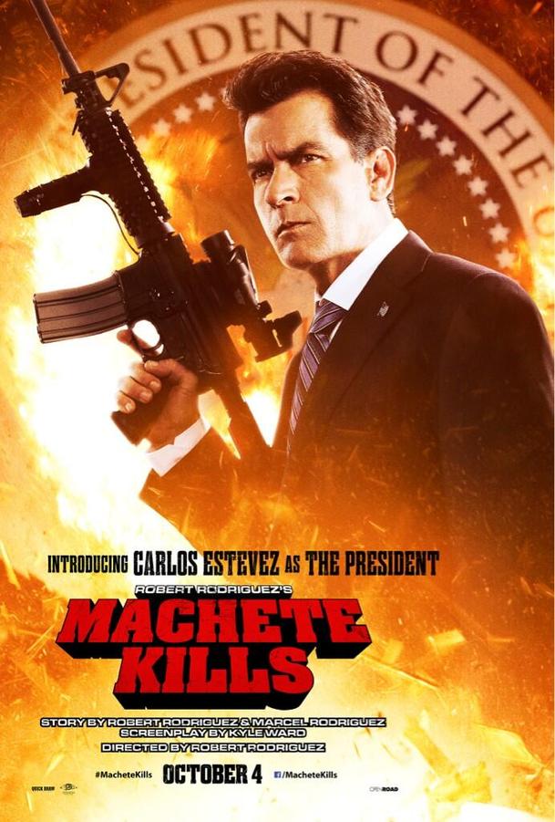 Machete zabíjí: Prezident Sheen na plakátě | Fandíme filmu