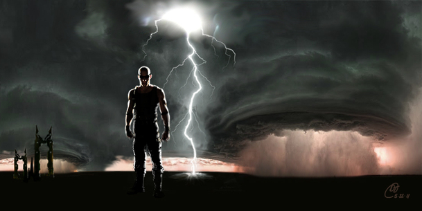 Riddick se nám připomíná na povedeném artworku | Fandíme filmu