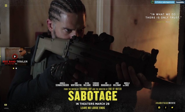 Sabotage: Nový trailer, klip a fotky | Fandíme filmu