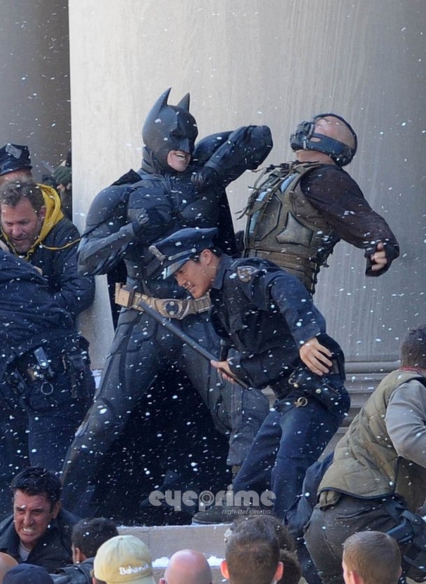 The Dark Knight Rises: Natáčení velké bitvy | Fandíme filmu
