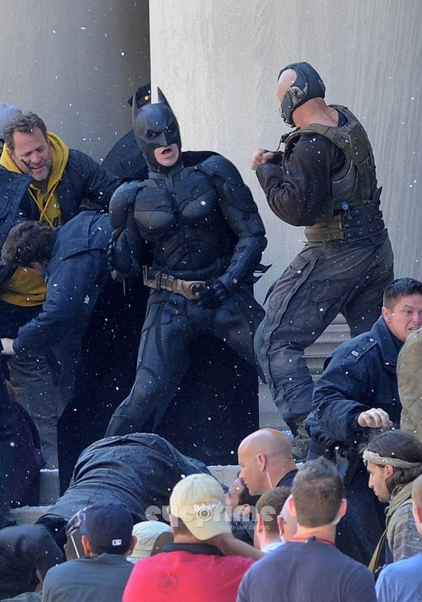 The Dark Knight Rises: Natáčení velké bitvy | Fandíme filmu