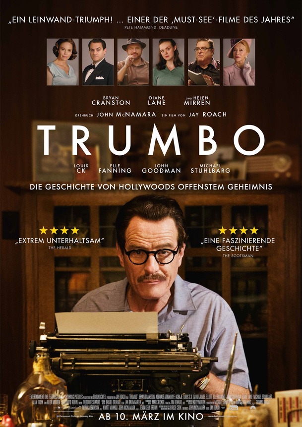 Trumbo: Bryan Cranston je vynikající jako zakázaný scenárista | Fandíme filmu