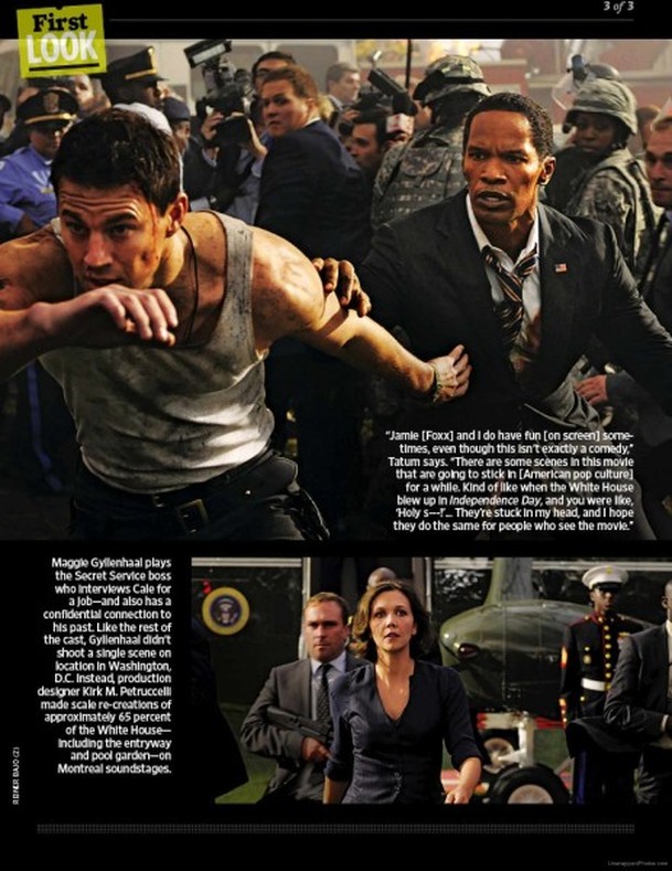 White House Down: Tatum a Foxx na prvních fotkách | Fandíme filmu