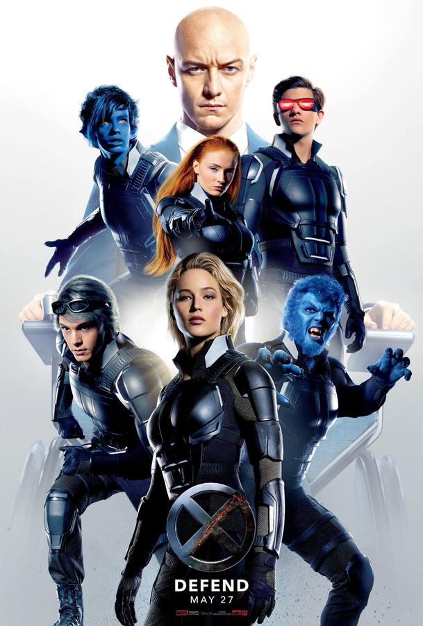 X-Men: Apocalypse: Plakát s hrdiny, Quicksilver v reklamě | Fandíme filmu